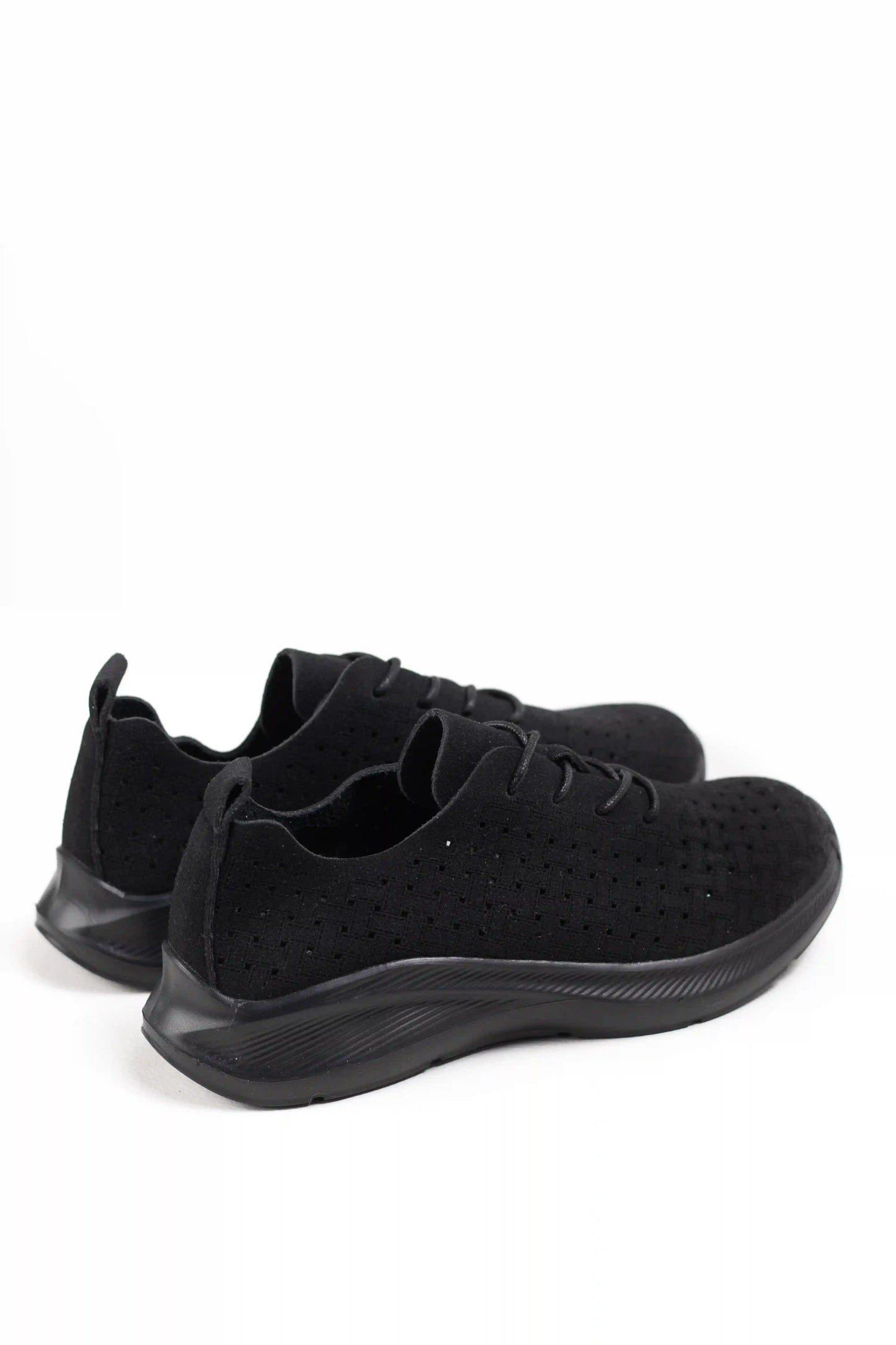 zapatillas deportivas con tejido perforado y suela ligera comodidad y estilo casual color Negro talla 38