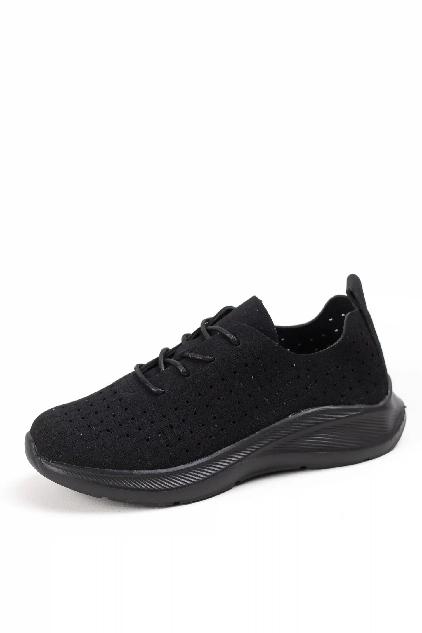 zapatillas deportivas con tejido perforado y suela ligera comodidad y estilo casual color Negro talla 40