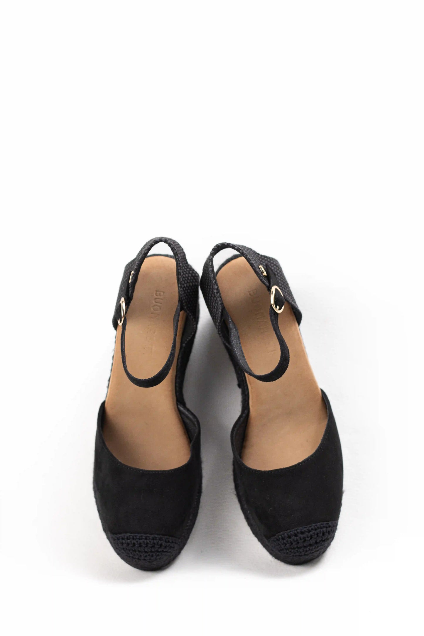 alpargatas doradas mujer de cunas altas de esparto con plataforma ligera con plantillas acolchadas color Naranja talla 39