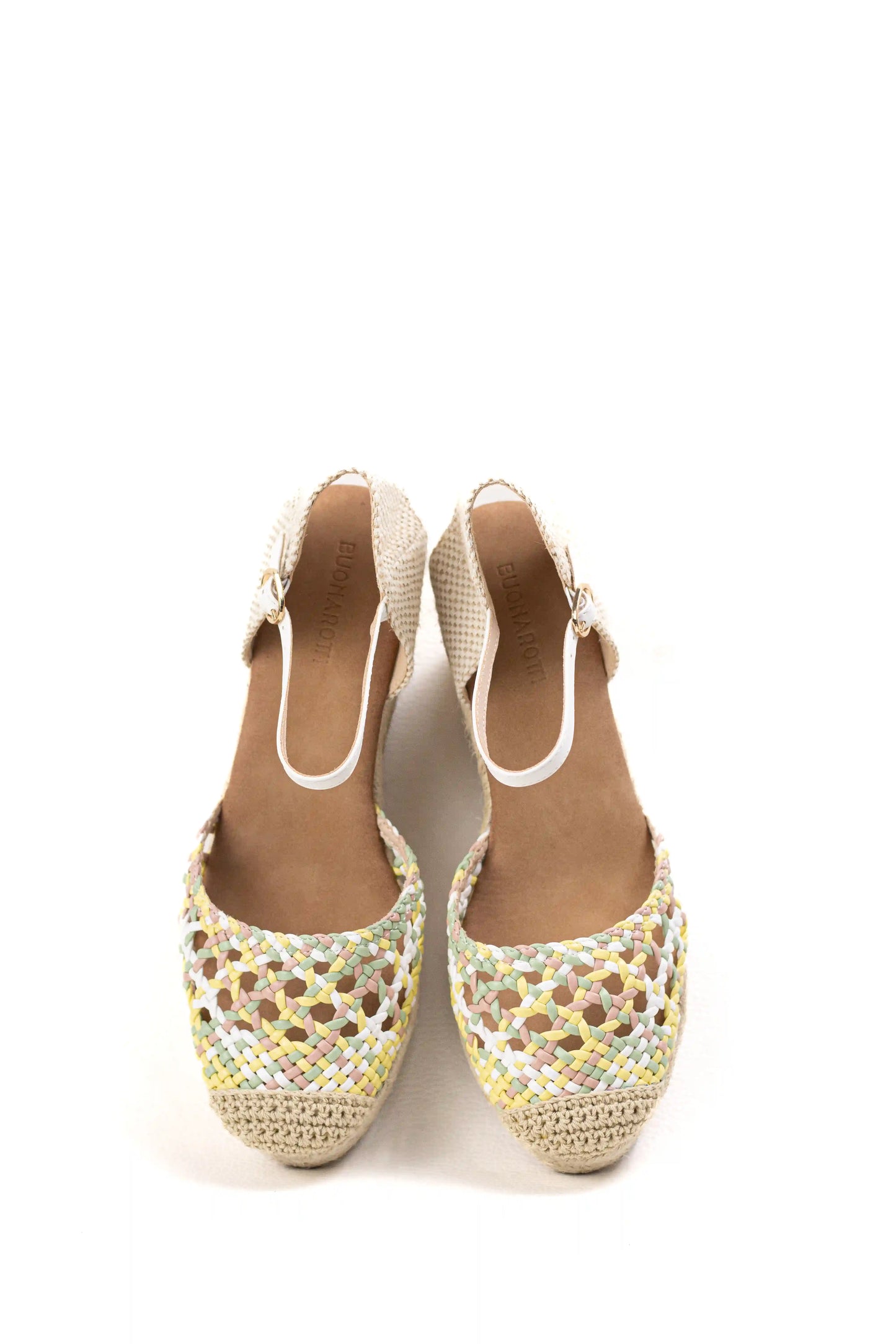 alpargatas cunas altas de espartos para mujer con plataforma y plantilla acolchada color Blanco talla 41