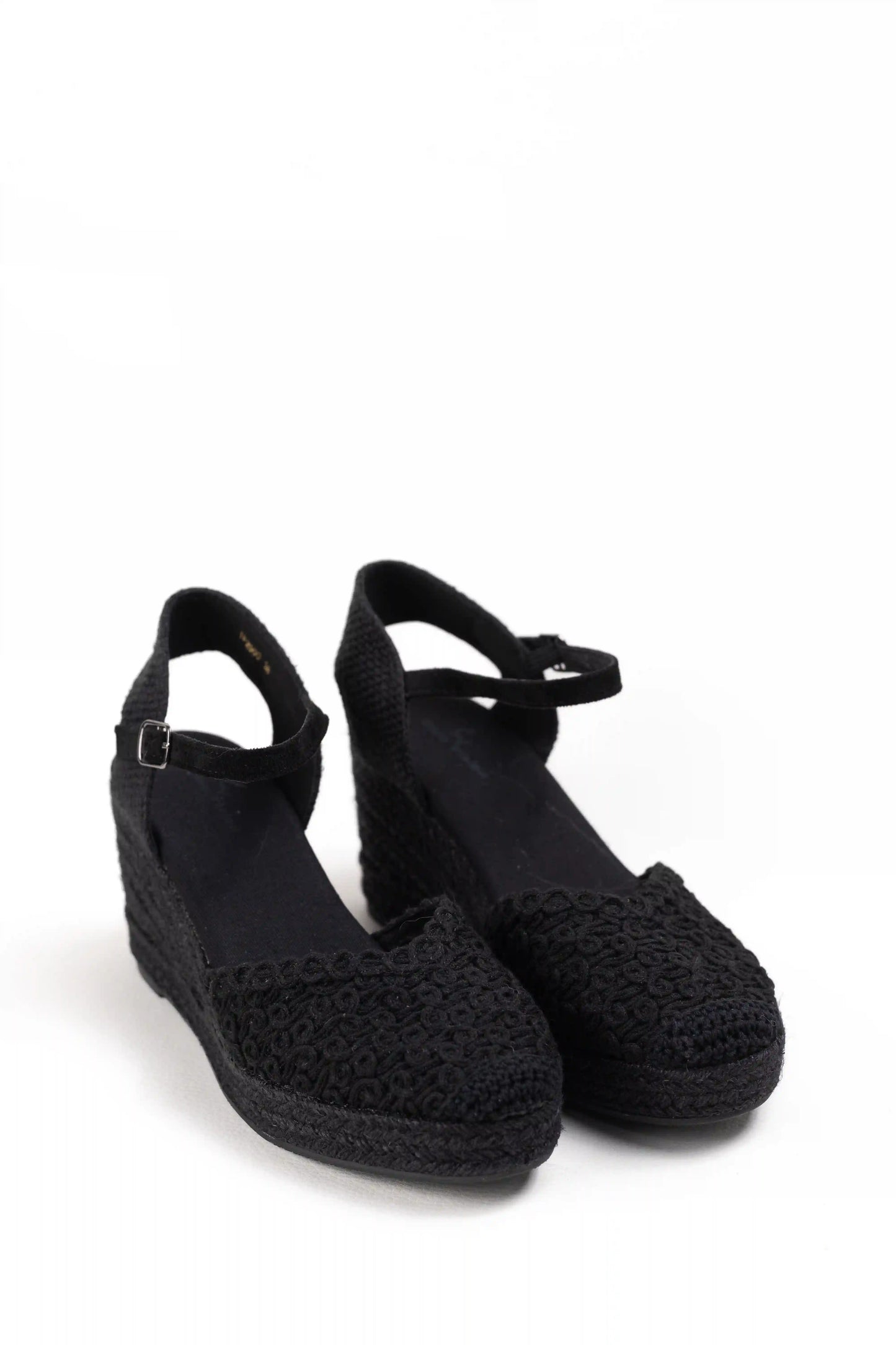 alpargatas de cuna alta de espartos con plataforma diseno crochet sandalias elegantes para verano alpargatas color Beige talla 41