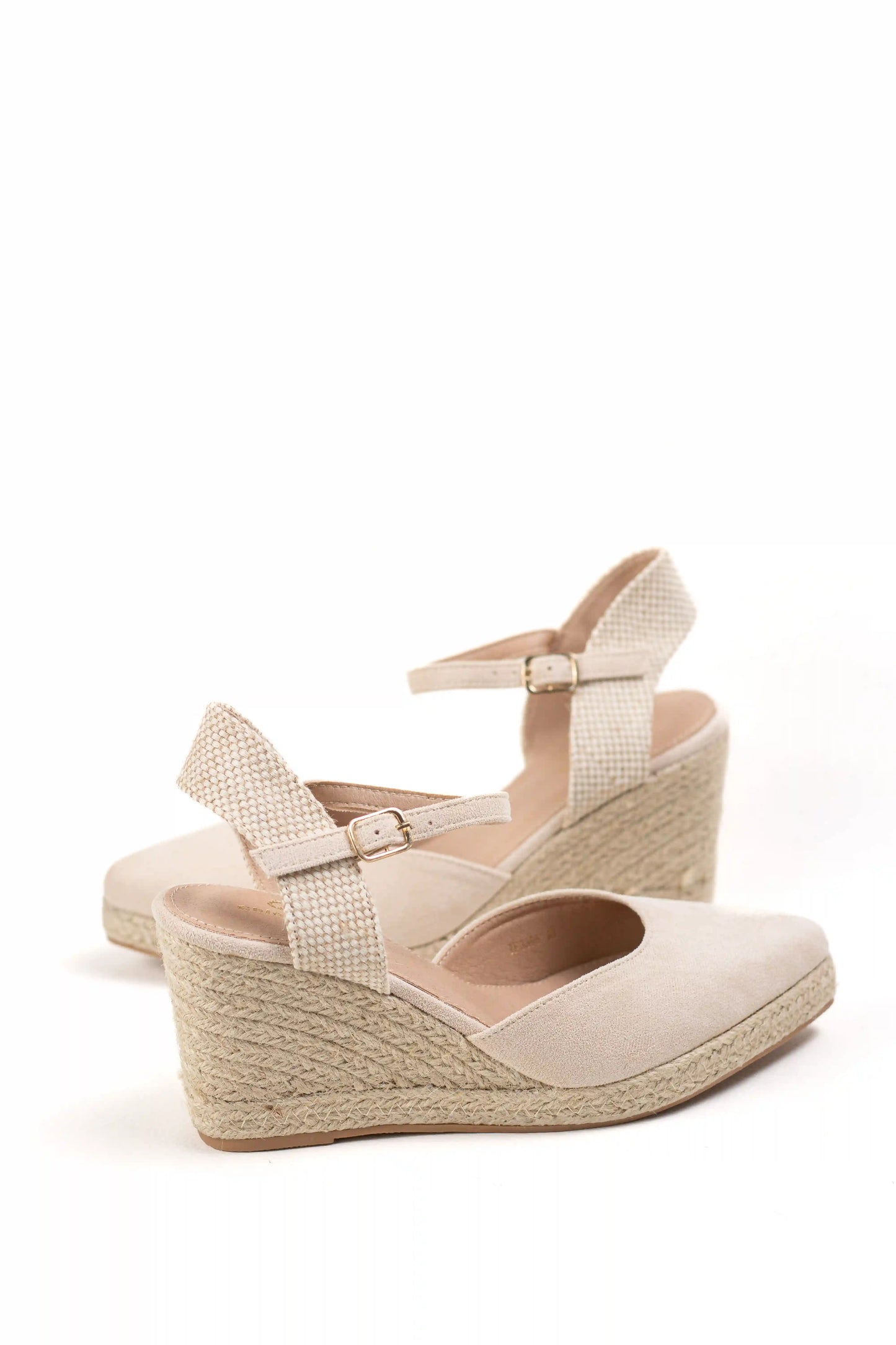 alpargatas de cuna con punta afilada y suela de esparto sandalias elegantes para verano alpargatas color Beige talla 37