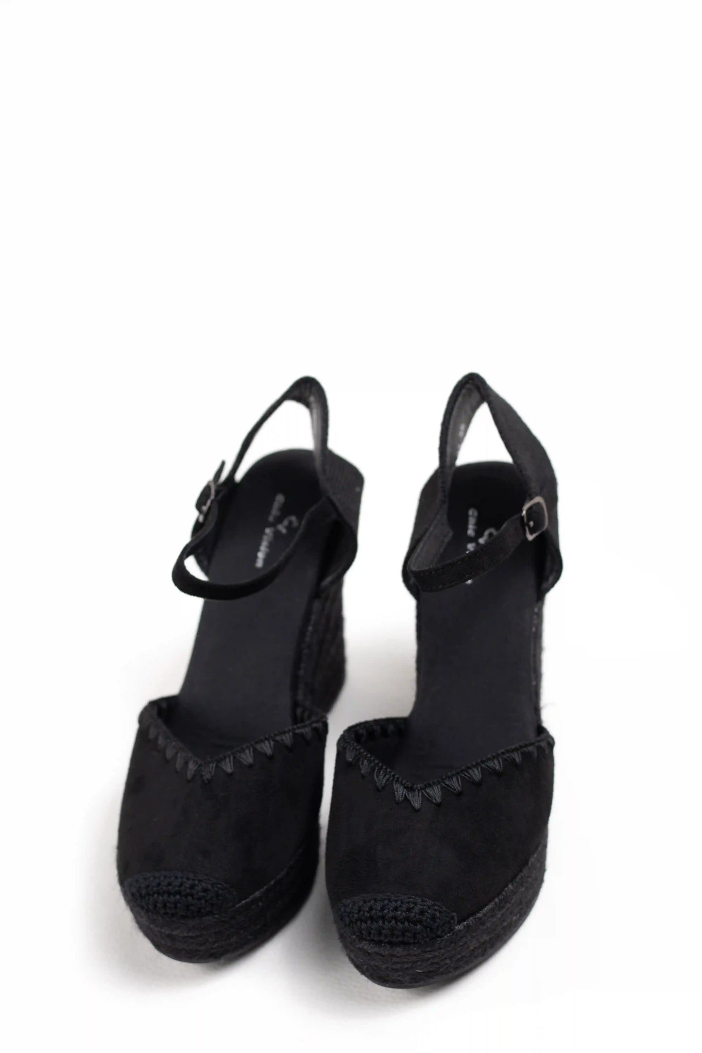 alpargatas cunas espartos altas con plataforma color Apricot talla 38