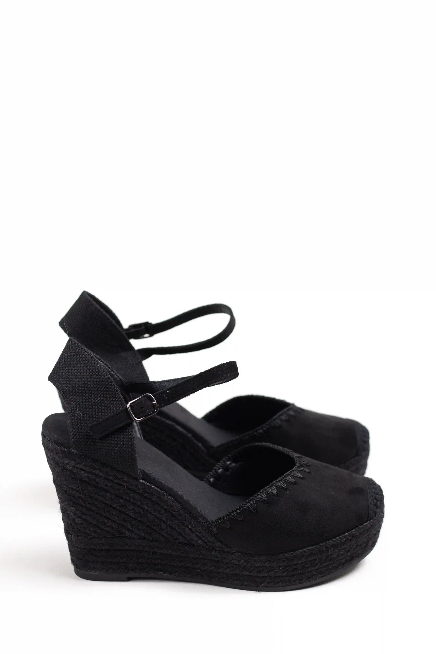 alpargatas cunas espartos altas con plataforma color Apricot talla 39