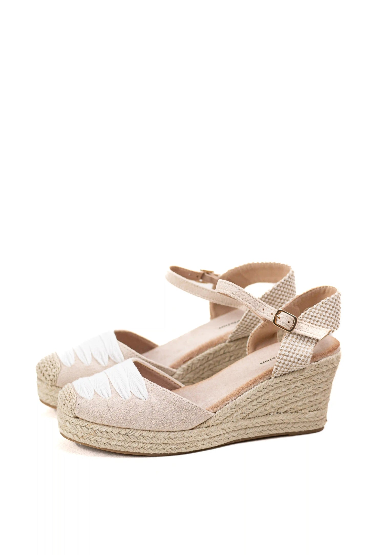 alpargatas valencianas de cuna de espartos con plataforma el equilibrio perfecto entre estilo y comodidad color Beige talla 36