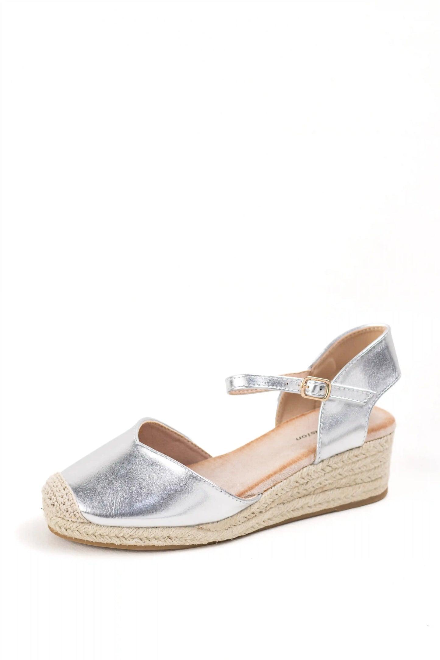 alpargatas de cuna baja con plataforma de rafia con pulsera ajustable y suela trenzada alpargatas color Azul marino talla 37