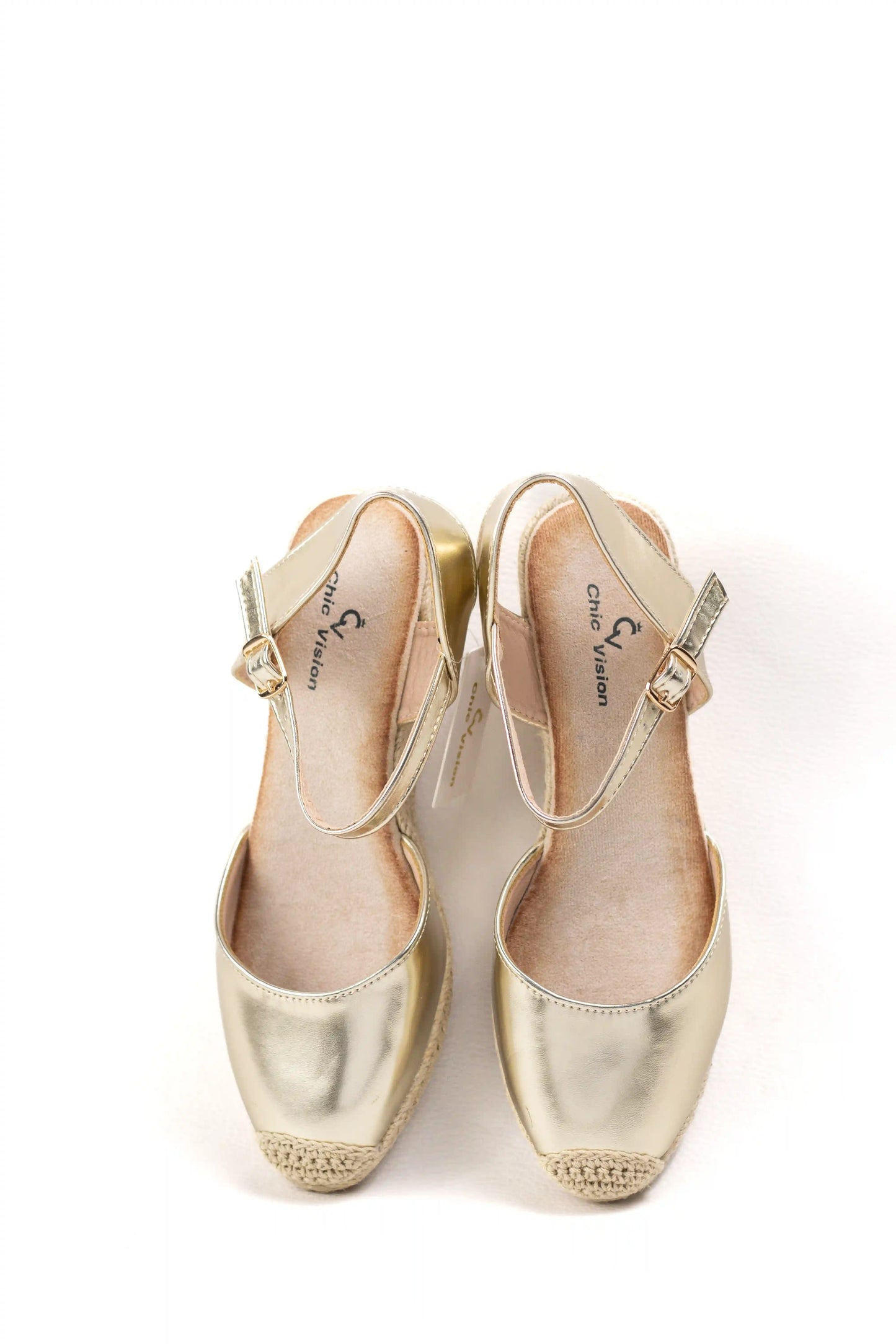 alpargatas de cuna espartos con plataforma con punta redonda y pulsera ajustable alpargatas color Negras talla 41