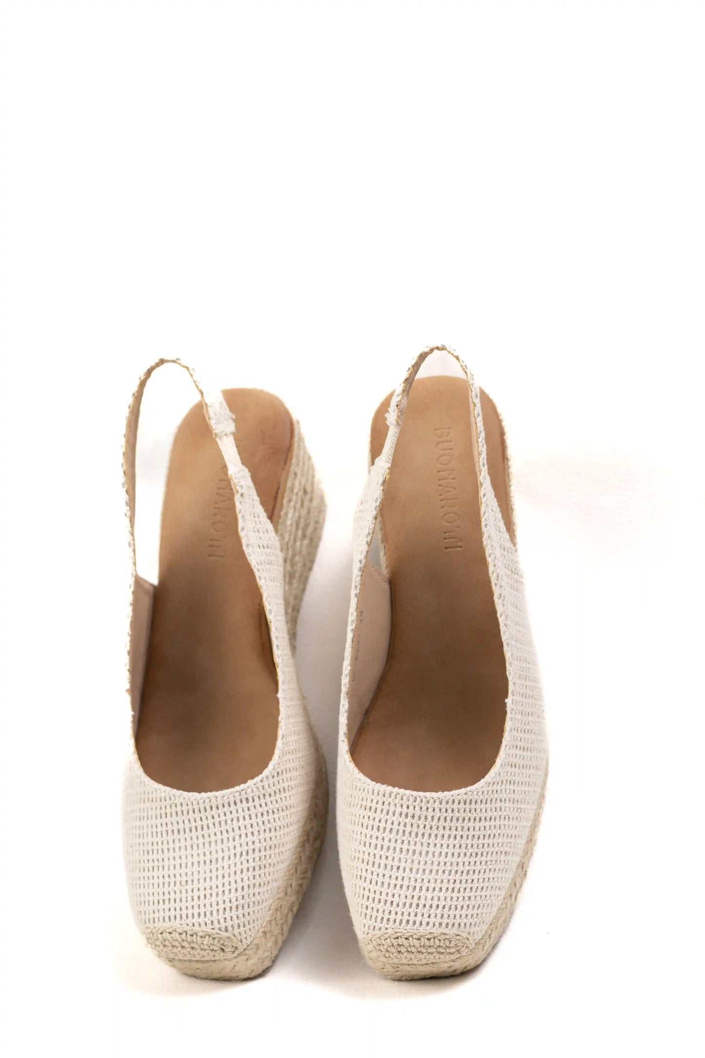 alpargatas de cunas altas de espartos con plataforma y talon descubierto comodidad y estilo veraniego color Beige talla 39