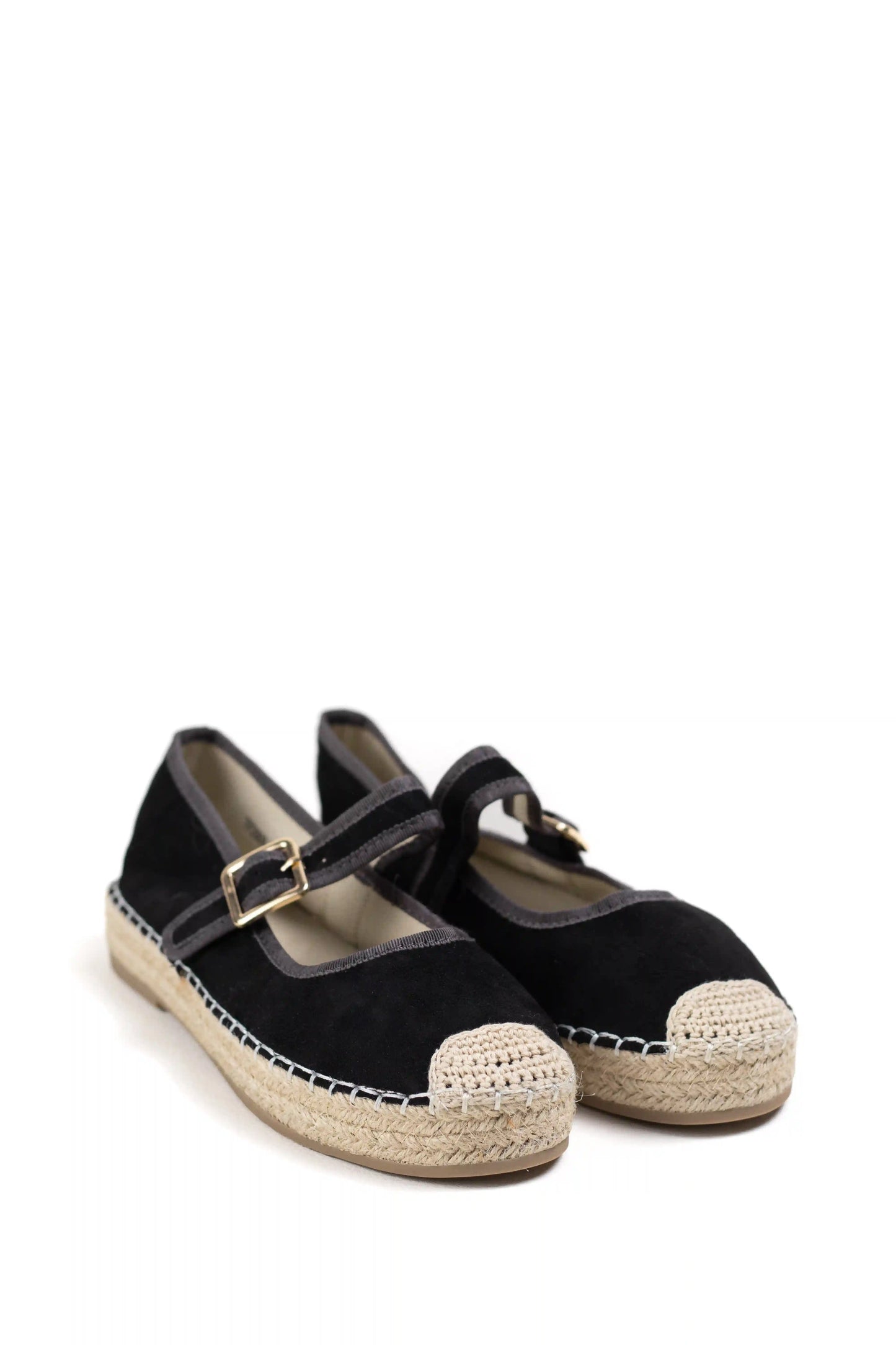 alpargatas con plataforma de yute y pulsera ajustable color Khaki talla 38