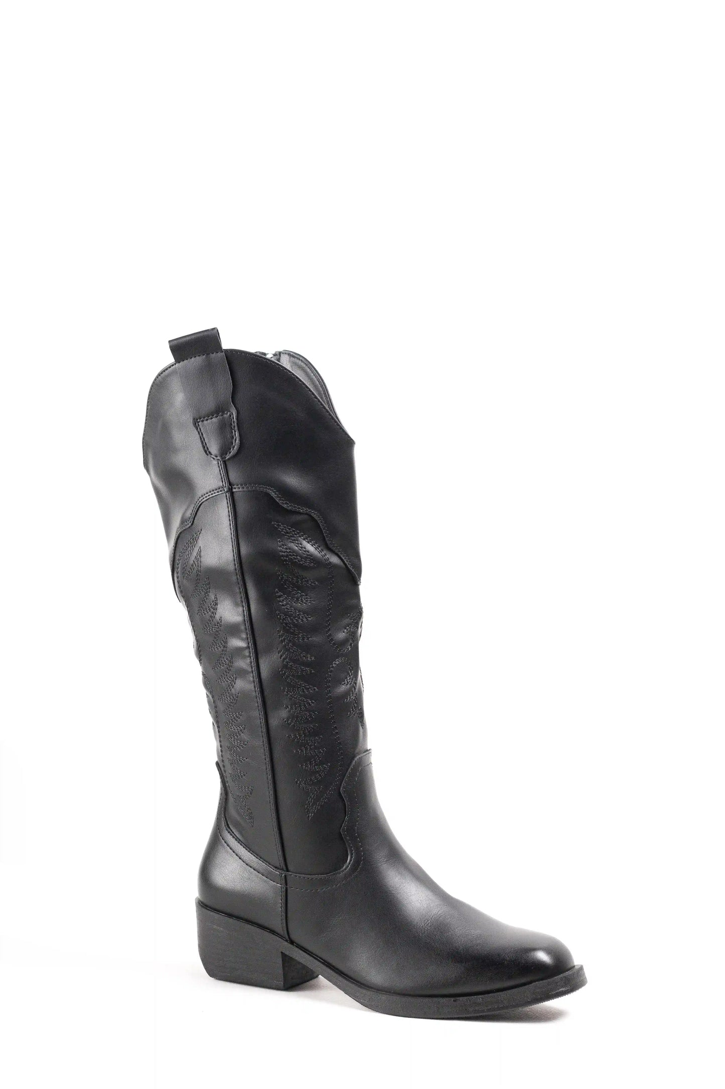 Botas cowboy mujer clásicas con tacón medio y bordado