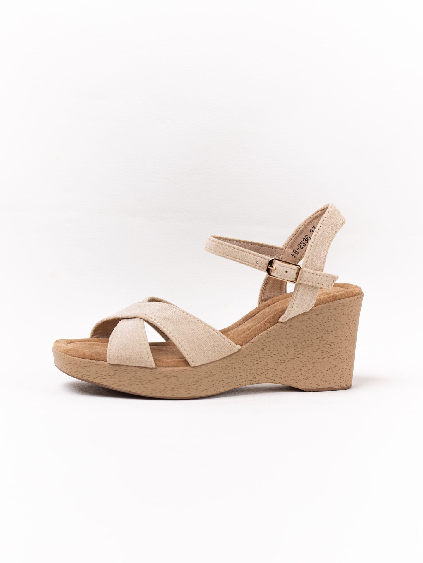 sandalias cunas con tiras cruzadas CAMEL 39
