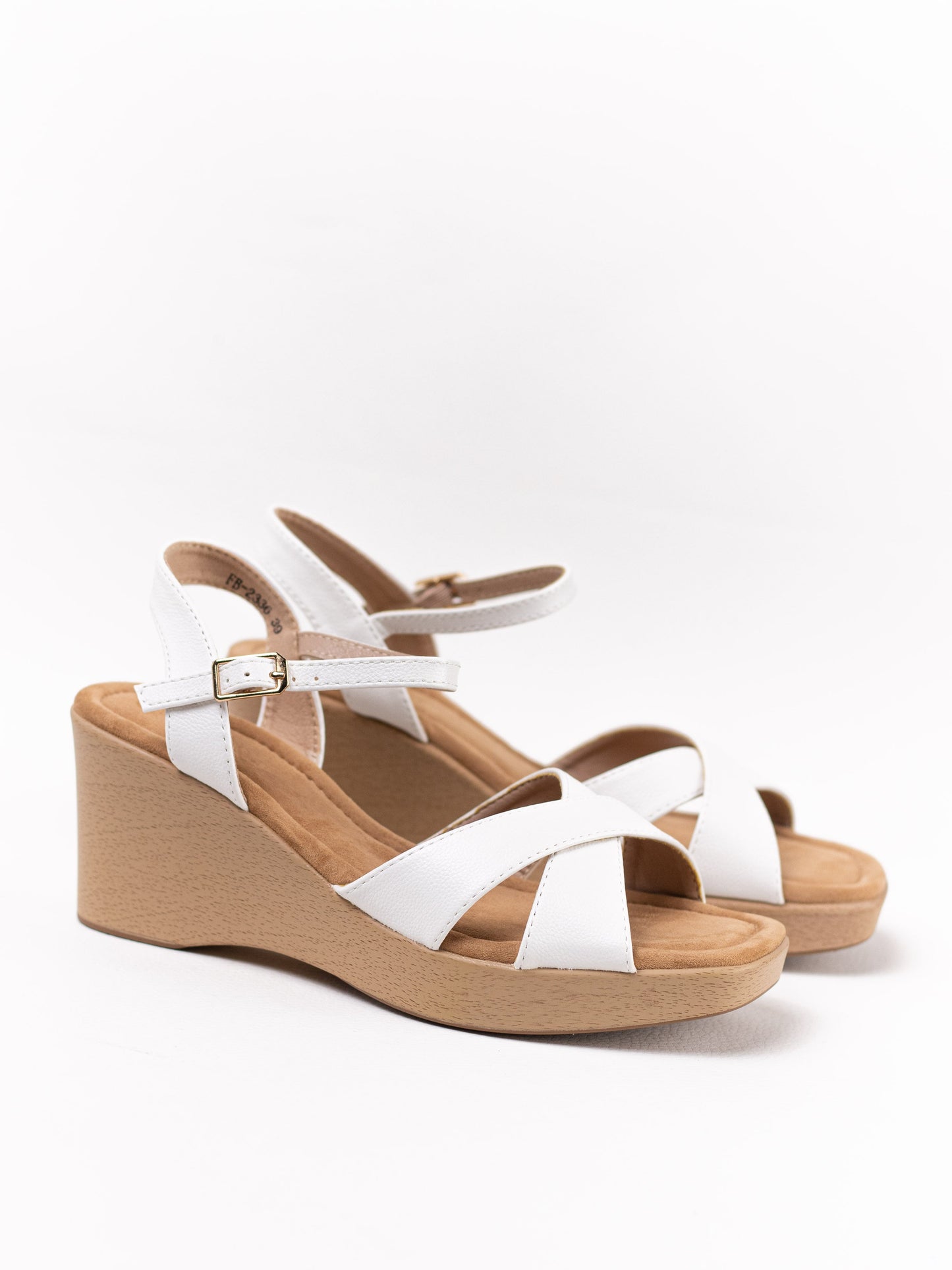 sandalias cunas con tiras cruzadas CAMEL 36