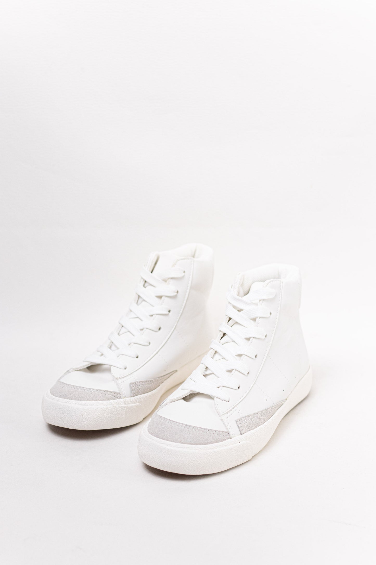 zapatillas en bota con cordones Blanco 37