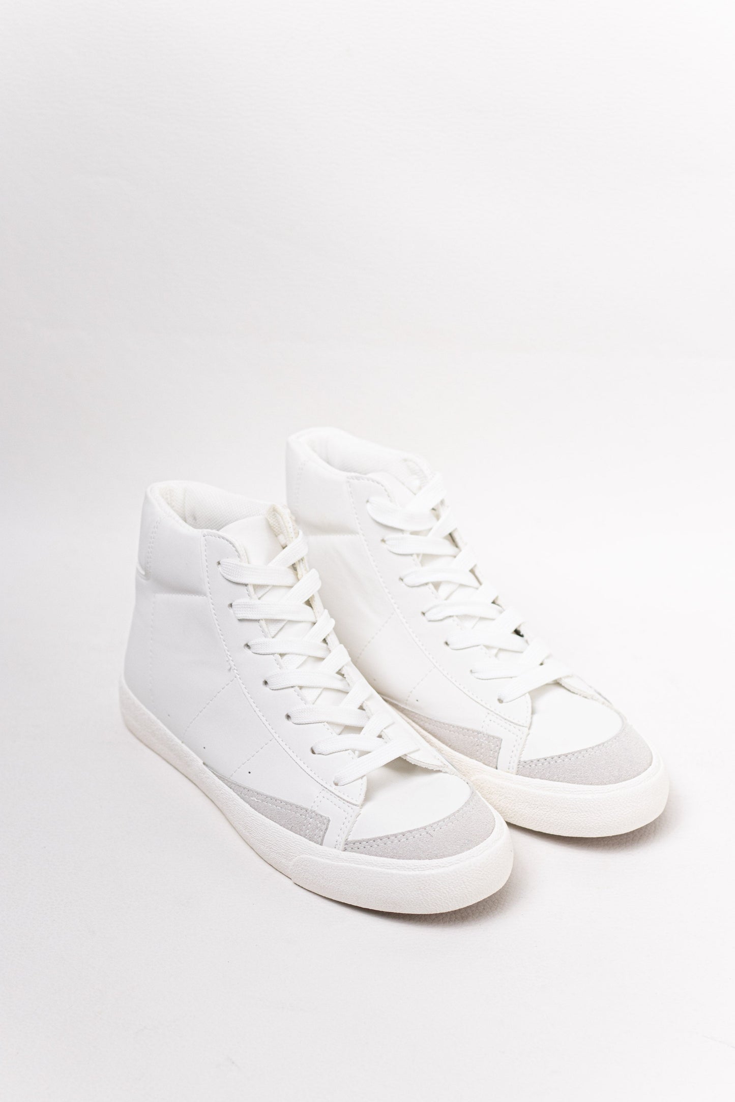 zapatillas en bota con cordones Blanco 38