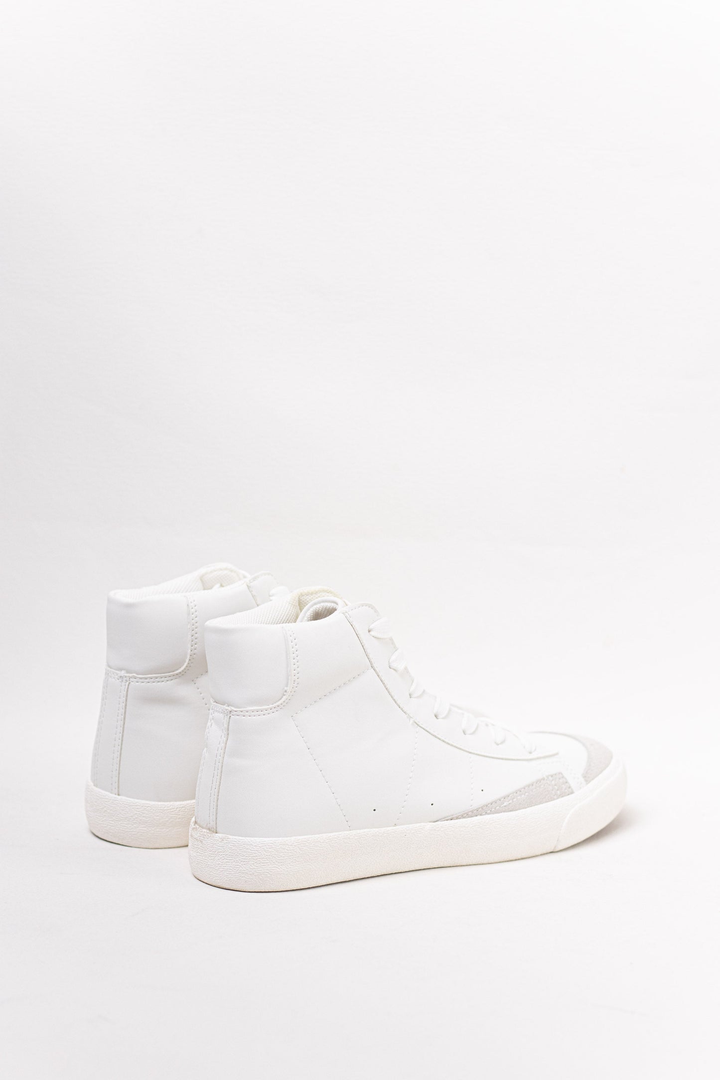 zapatillas en bota con cordones Blanco 36