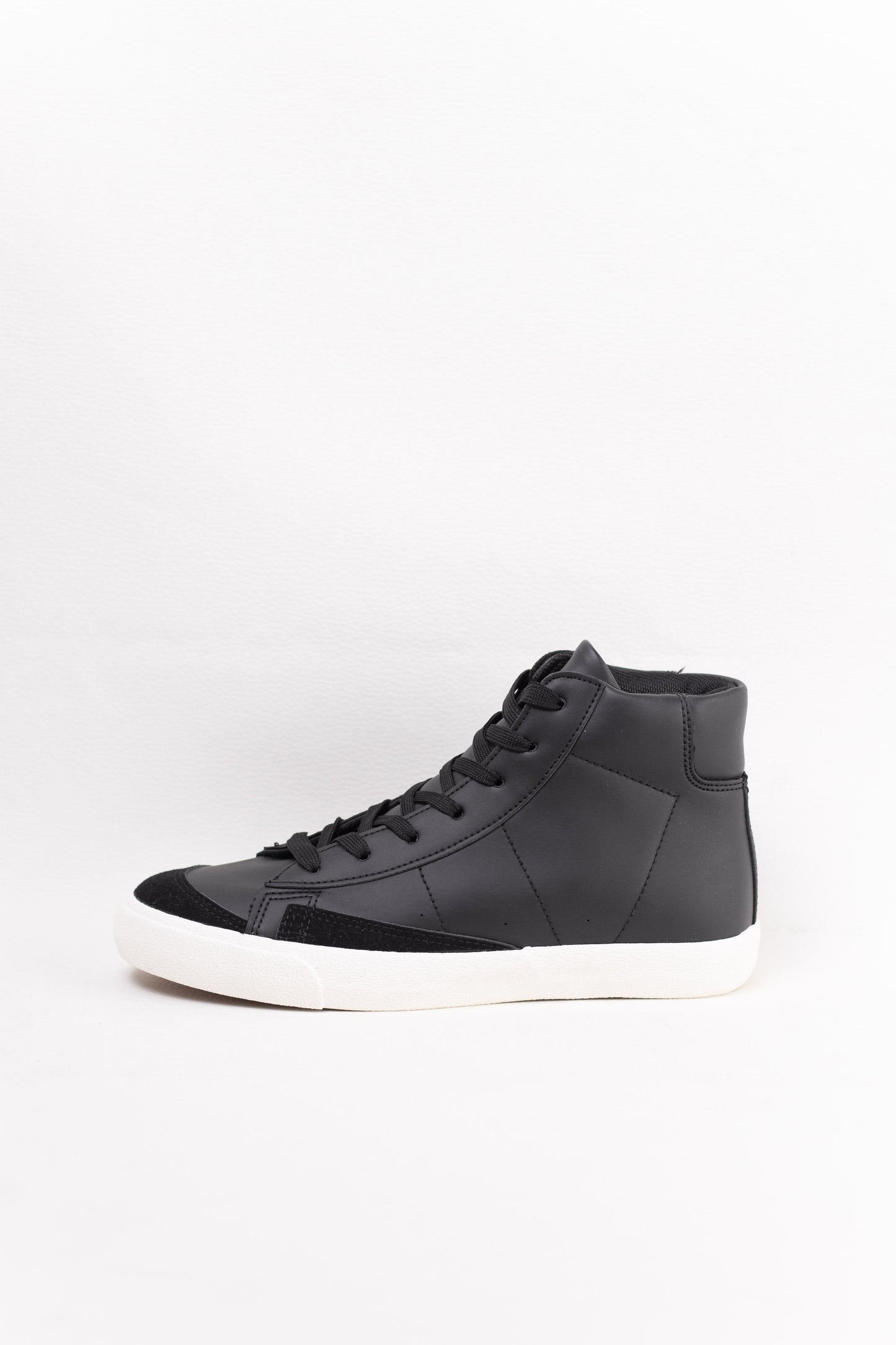 zapatillas en bota con cordones Negro 39