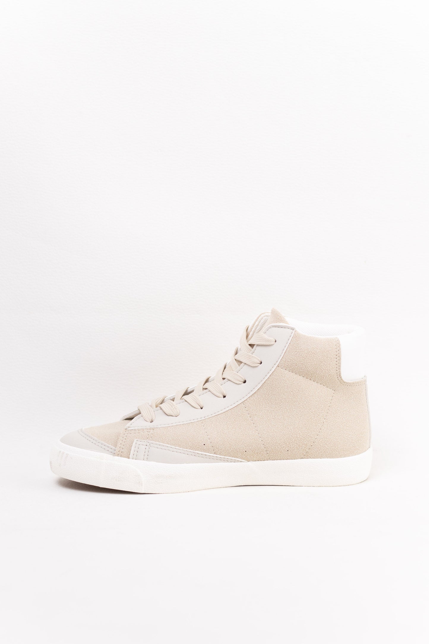 zapatillas en bota con cordones Beige 40