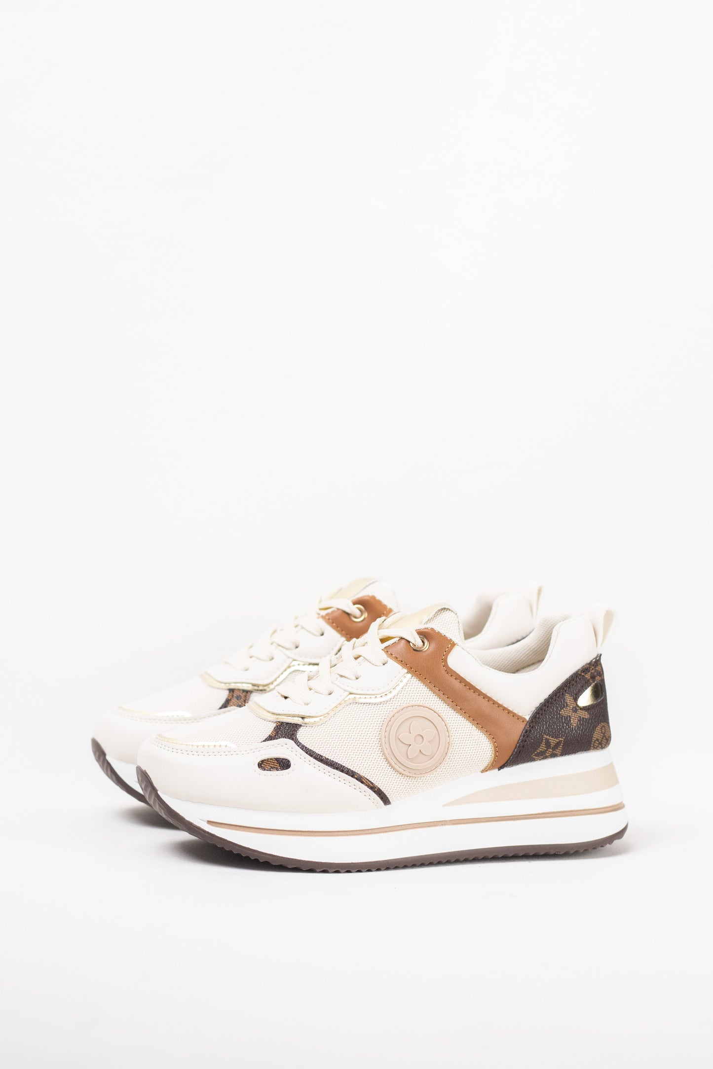 zapatillas cunas mujer Beige 37