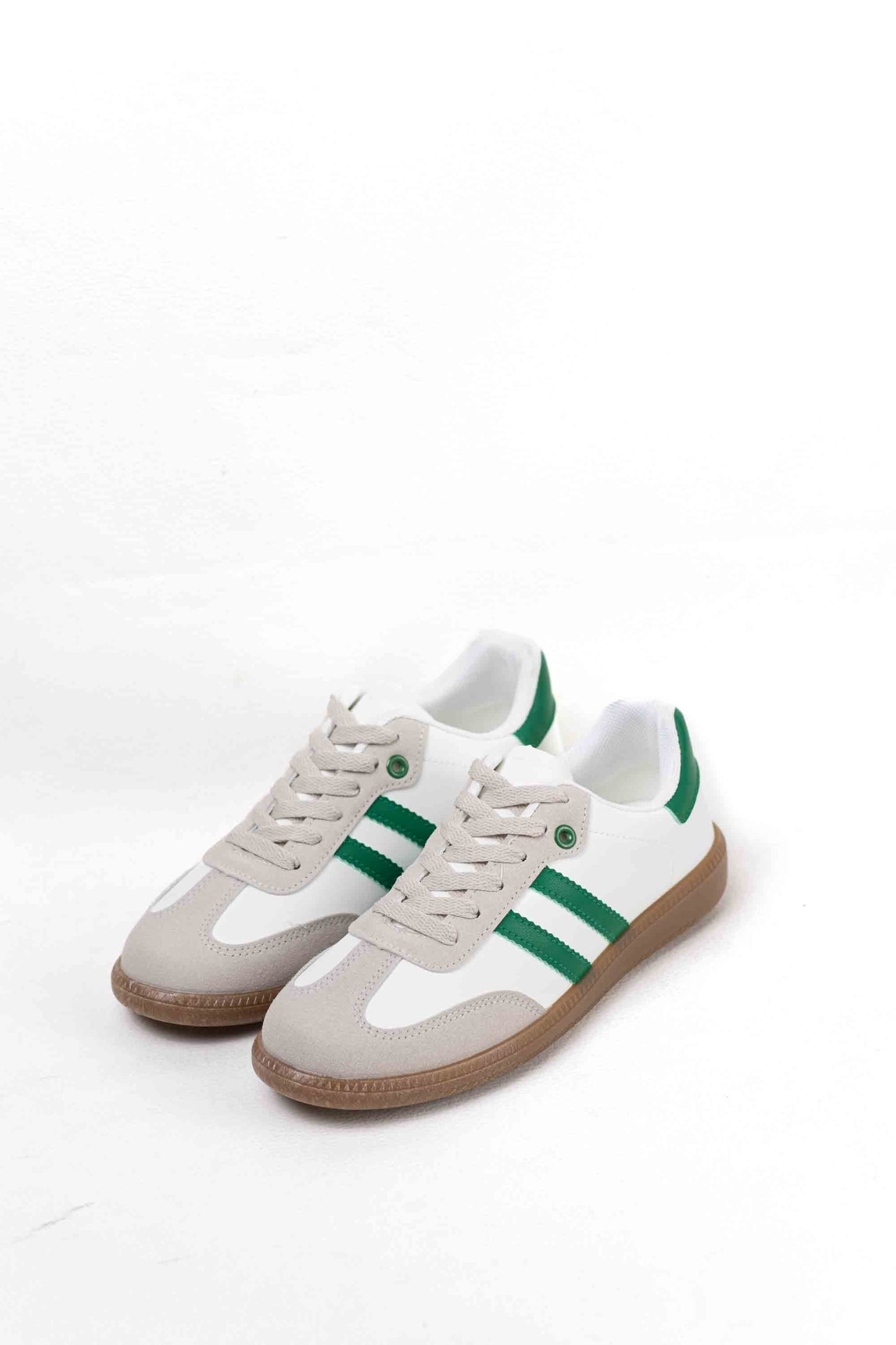 zapatillas retro mujer con cordones Verde 39