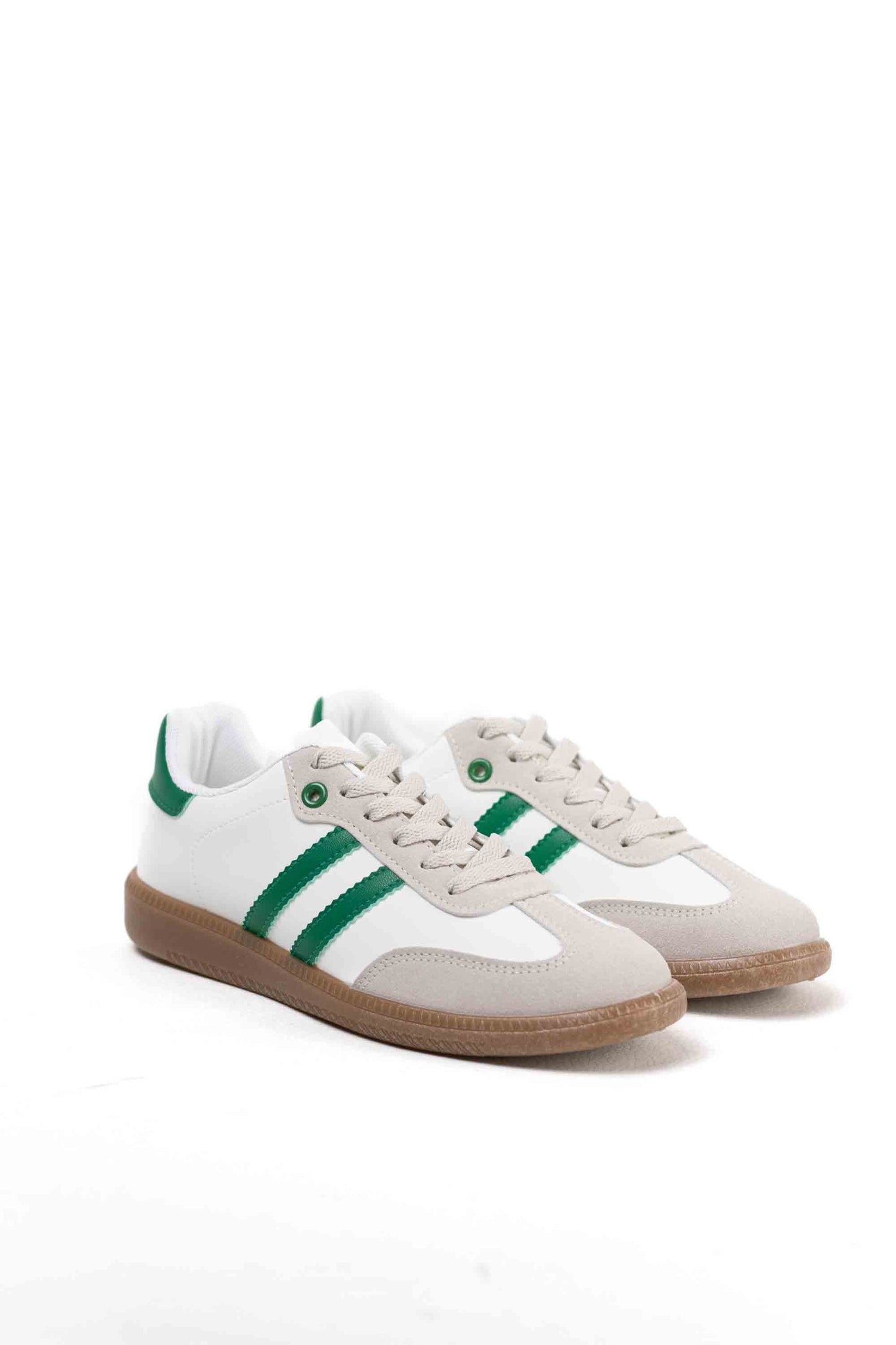 zapatillas retro mujer con cordones Verde 38