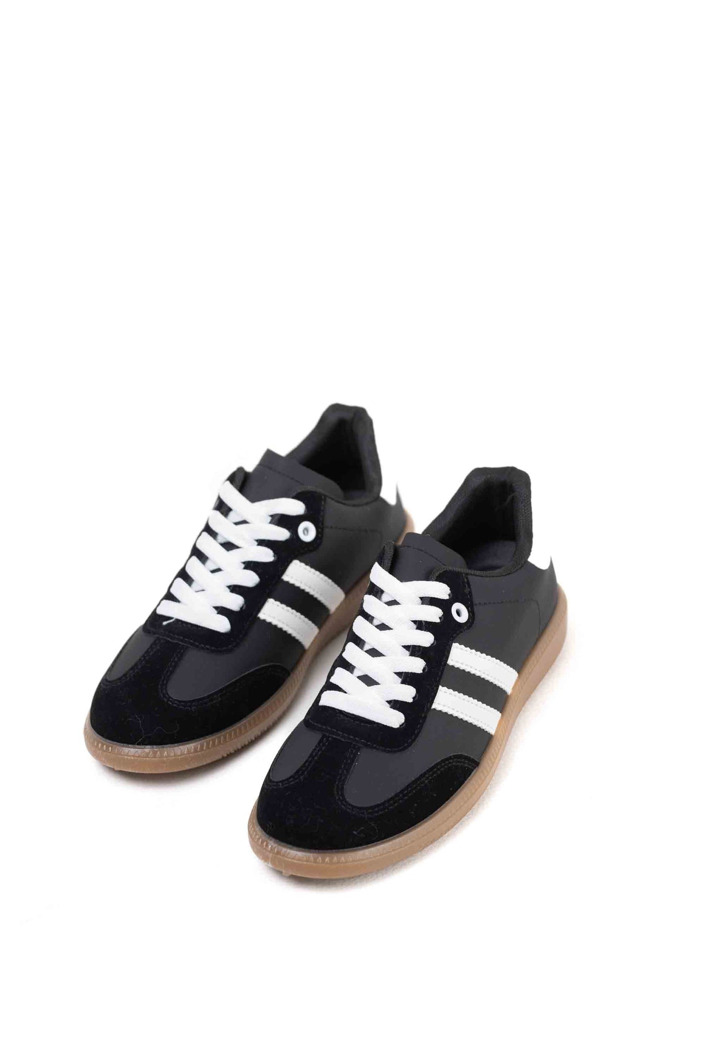 zapatillas retro mujer con cordones Negro 37