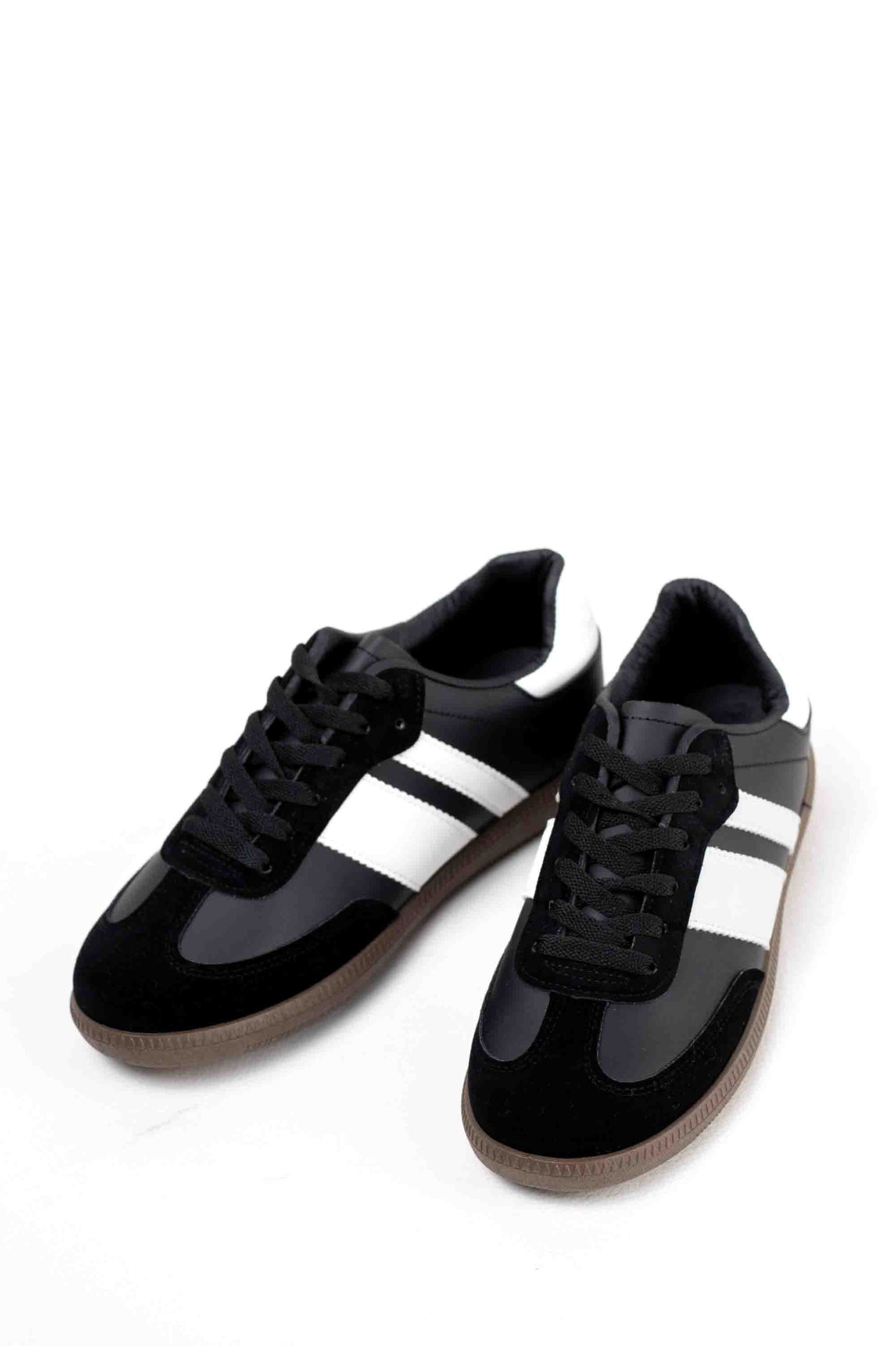 zapatillas retro hombre con cordones Black/White 41