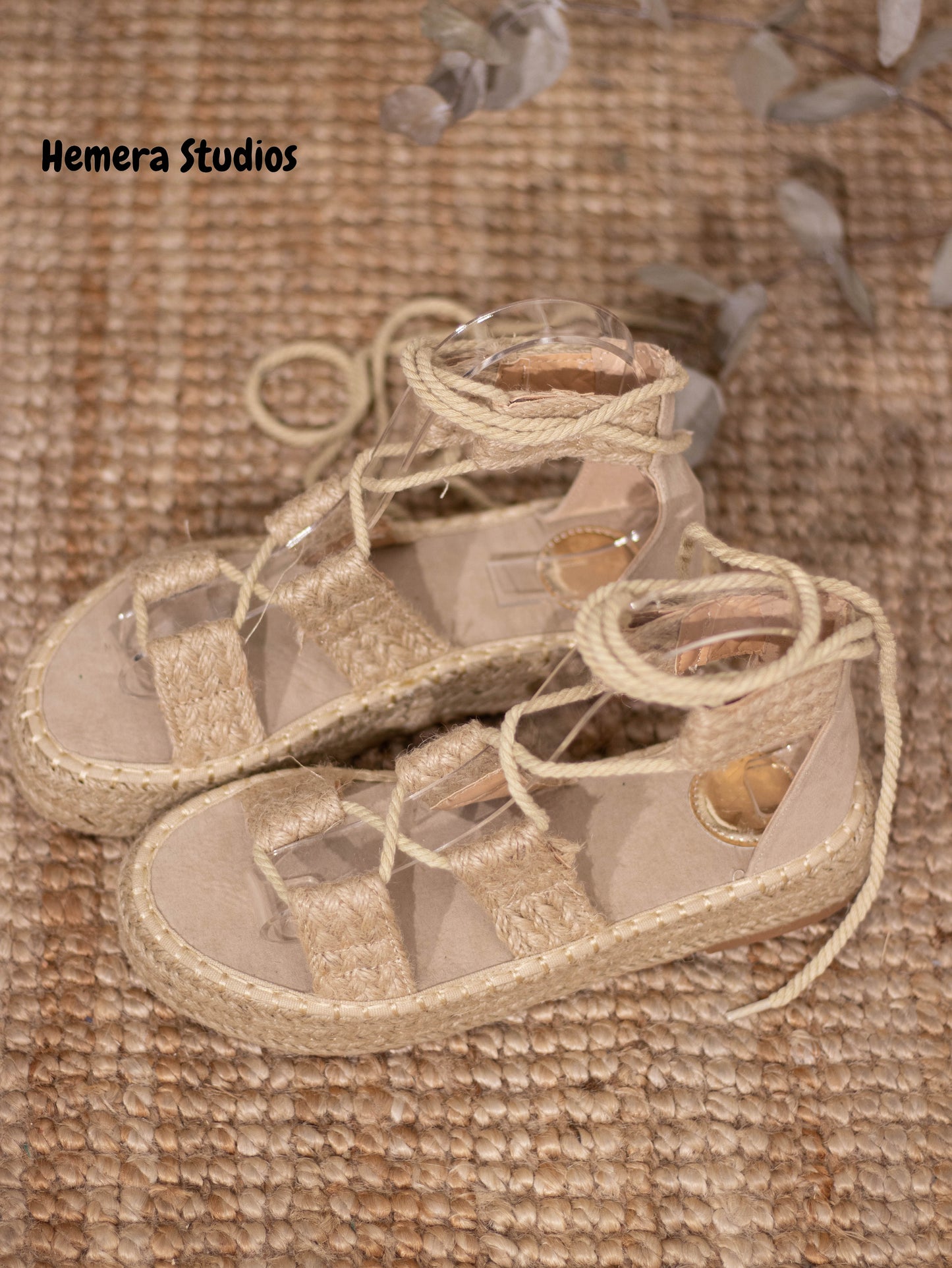 alpargada romana estilo boho con plataforma 38