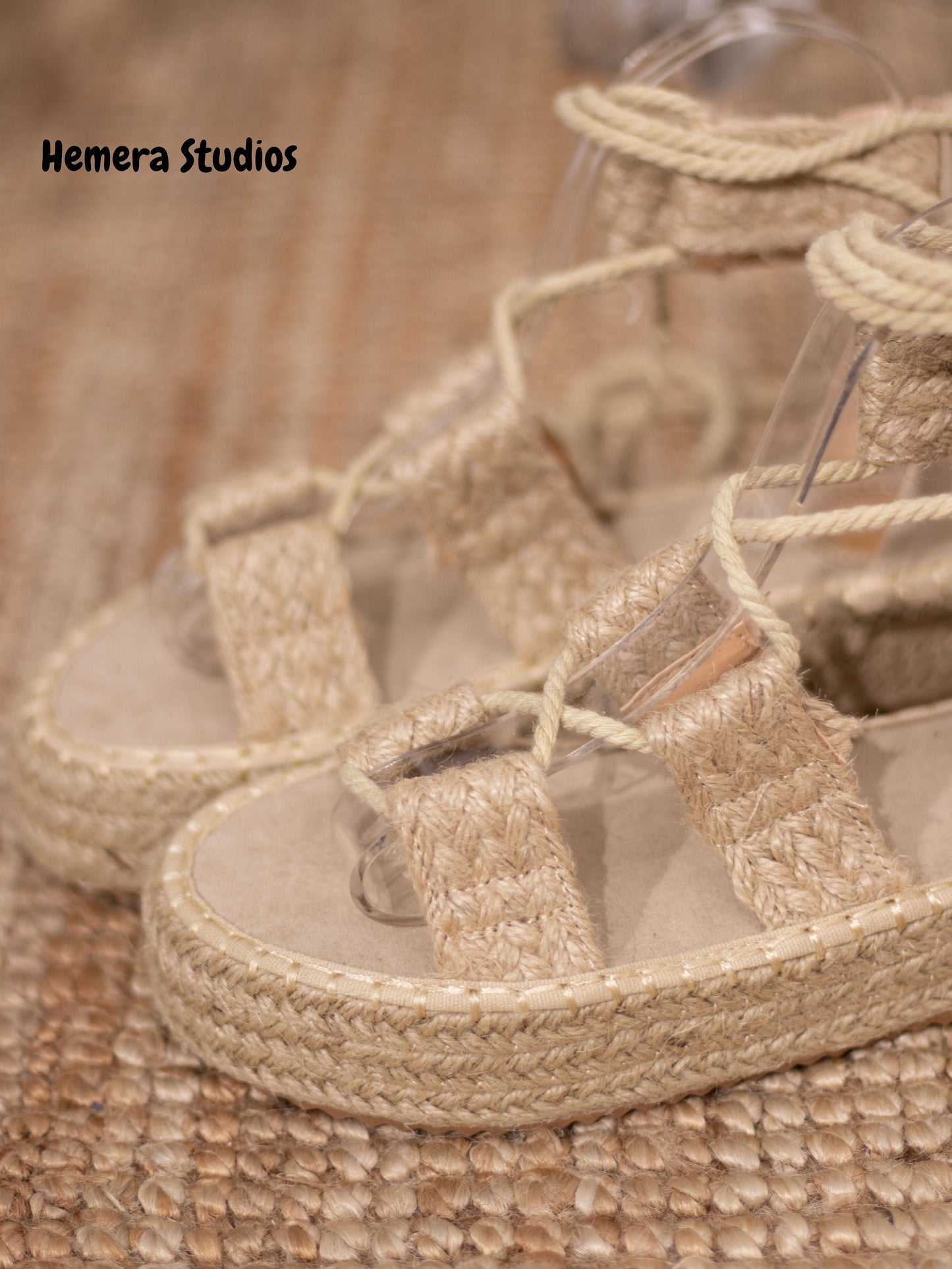 alpargada romana estilo boho con plataforma 41