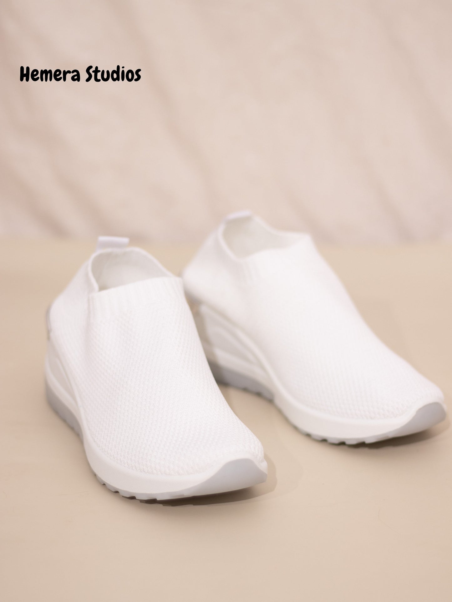 hemera studios womens sock sneakers 2021 comfortable wedge sneakers with soft sole multicolor womens shoes bambas White 38