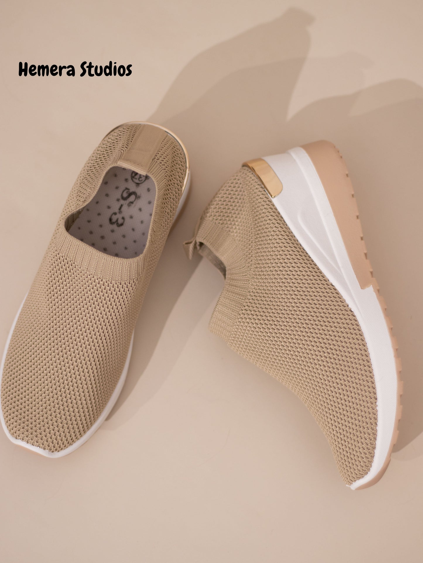 hemera studios womens sock sneakers 2021 comfortable wedge sneakers with soft sole multicolor womens shoes bambas White 41