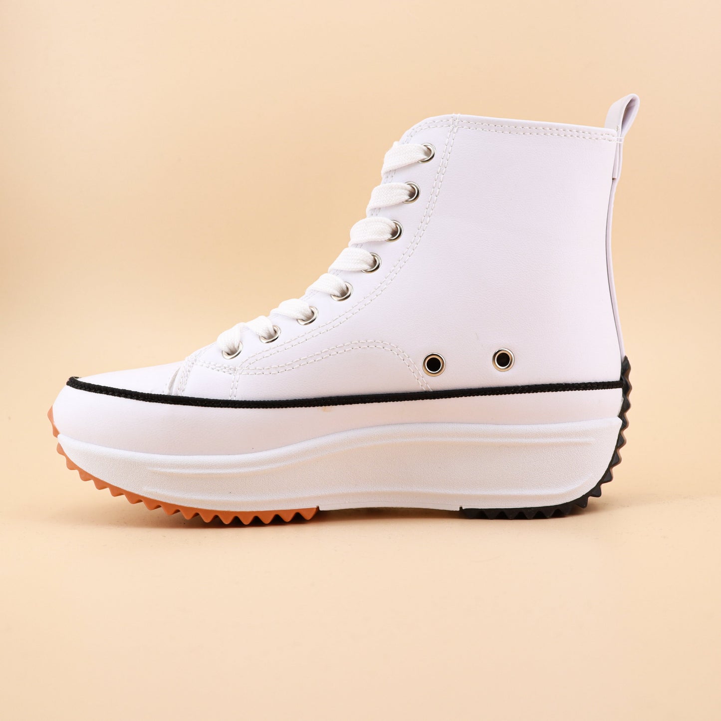zapatillas tipo bota olivia Negro-piel vegana 38