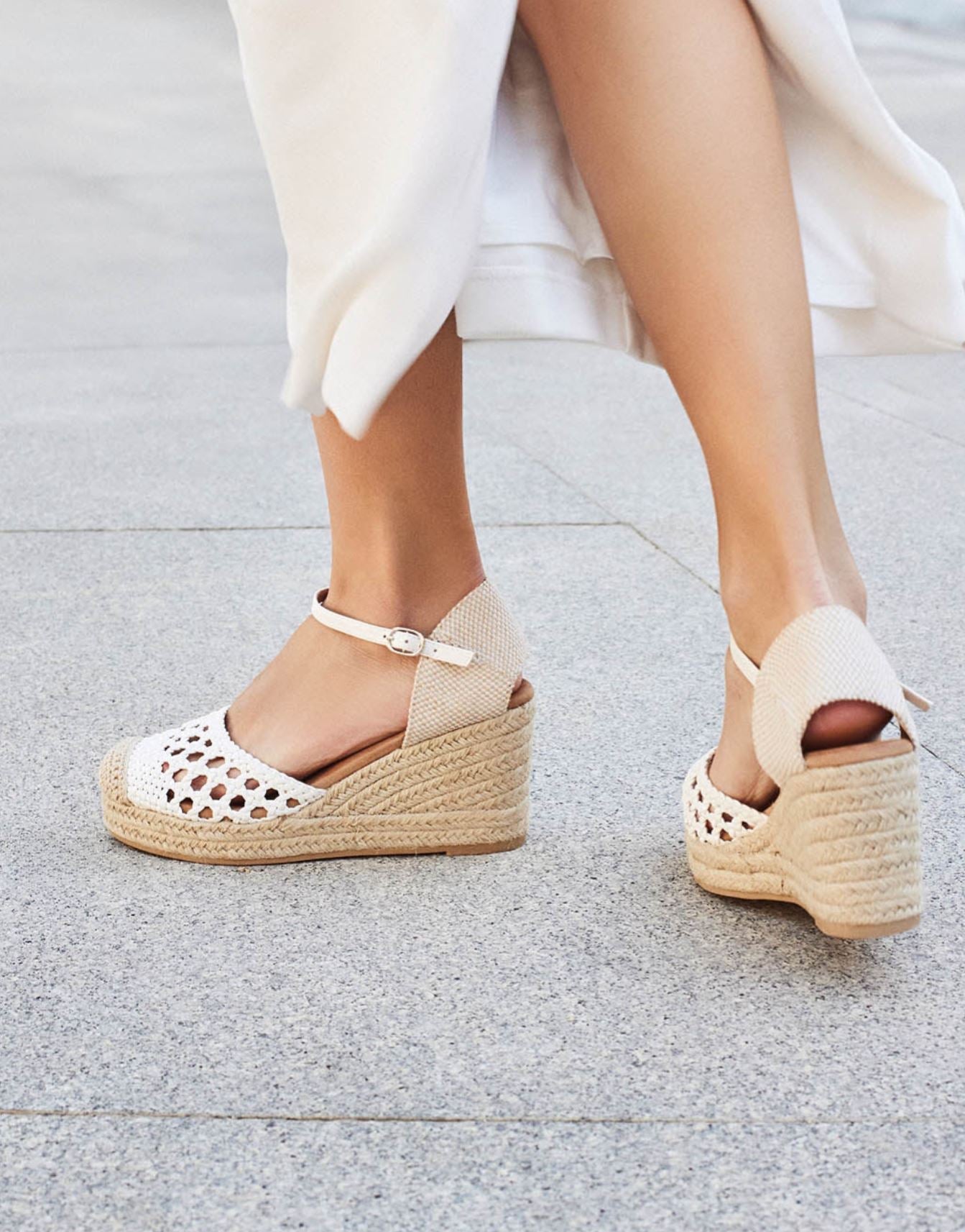 alpargatas cunas altas de espartos para mujer con plataforma y plantilla acolchada color Rosa talla 38