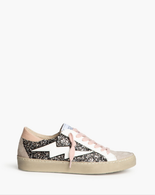 Zapatillas Casual para Mujer con Detalles Brillantes y Estrella Azul, combina confort y estilo.Corina