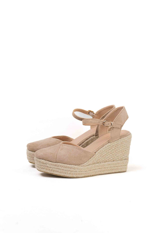 alpargatas cunas espartos altas mujer con plataforma super ligeras color Negro talla 36