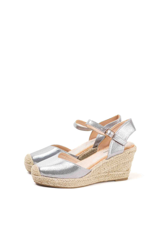 alpargatas doradas mujer cuna alta de espratos con plataforma plantilla almhoadilla color Dorado talla 40
