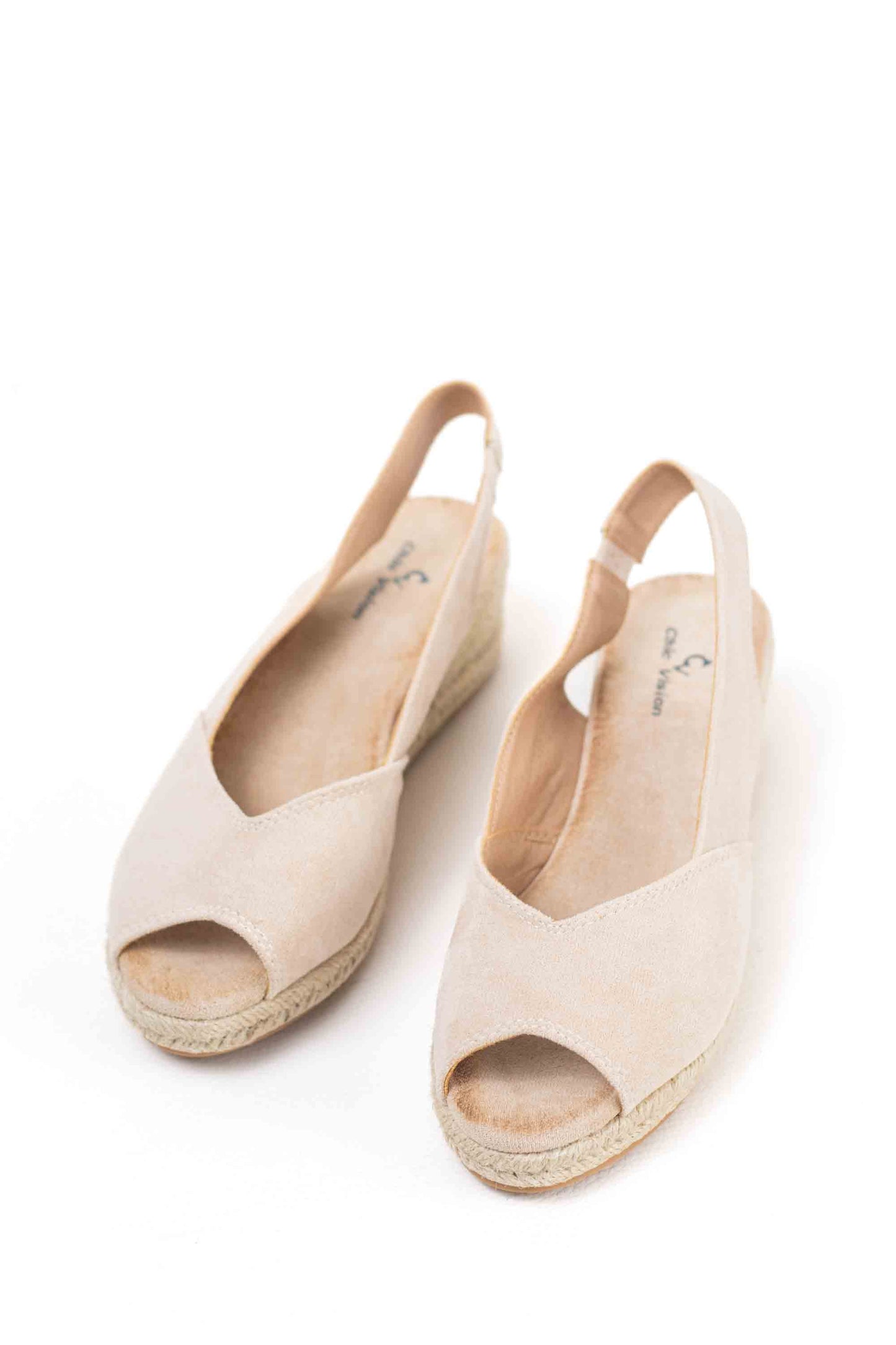 Alpargatas doradas mujer cuña baja de espartos con plataforma plantilla almhoadilla