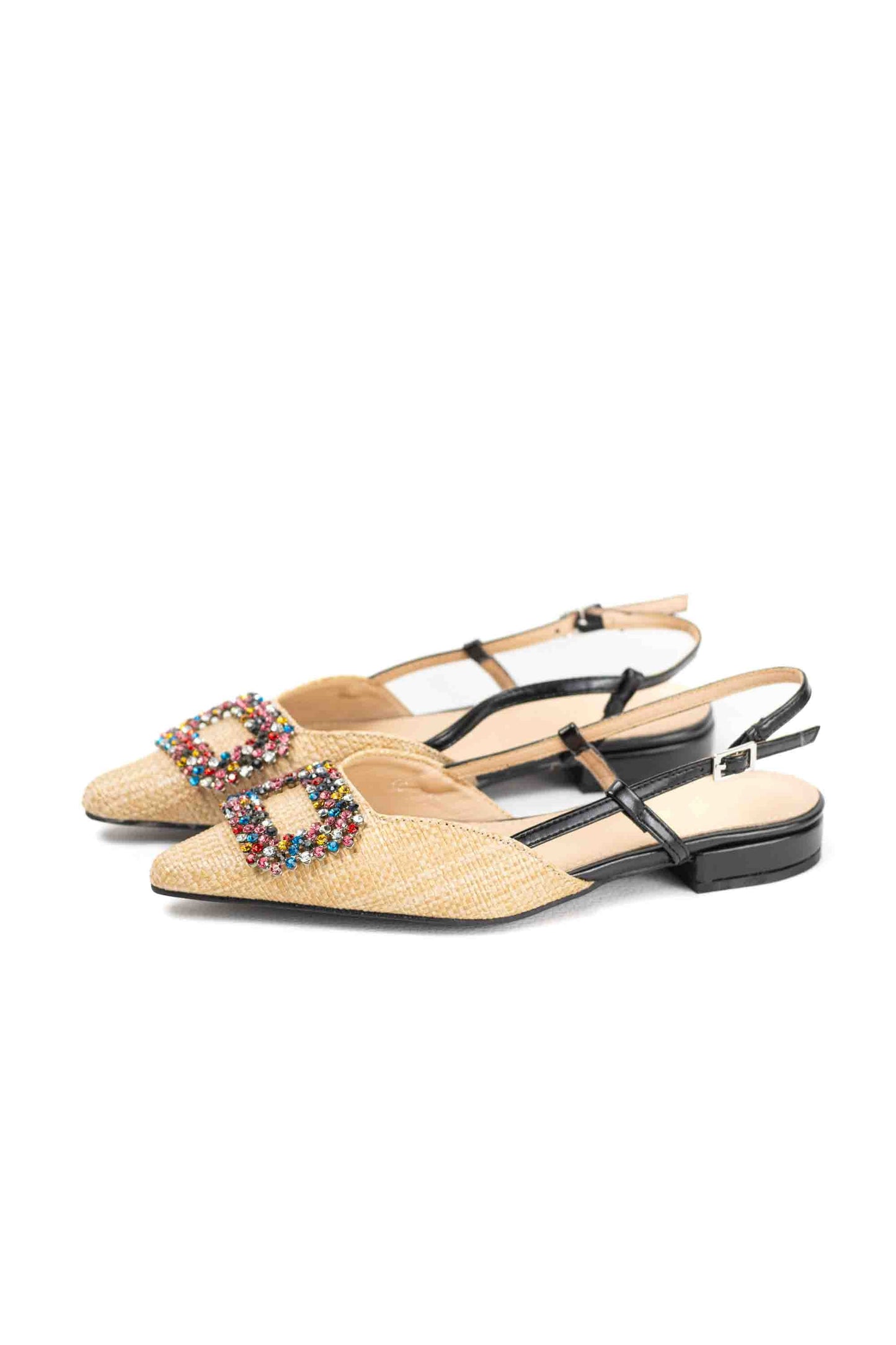 Sandalias Mujer Doradas con Detalle de Pedrería Elegante