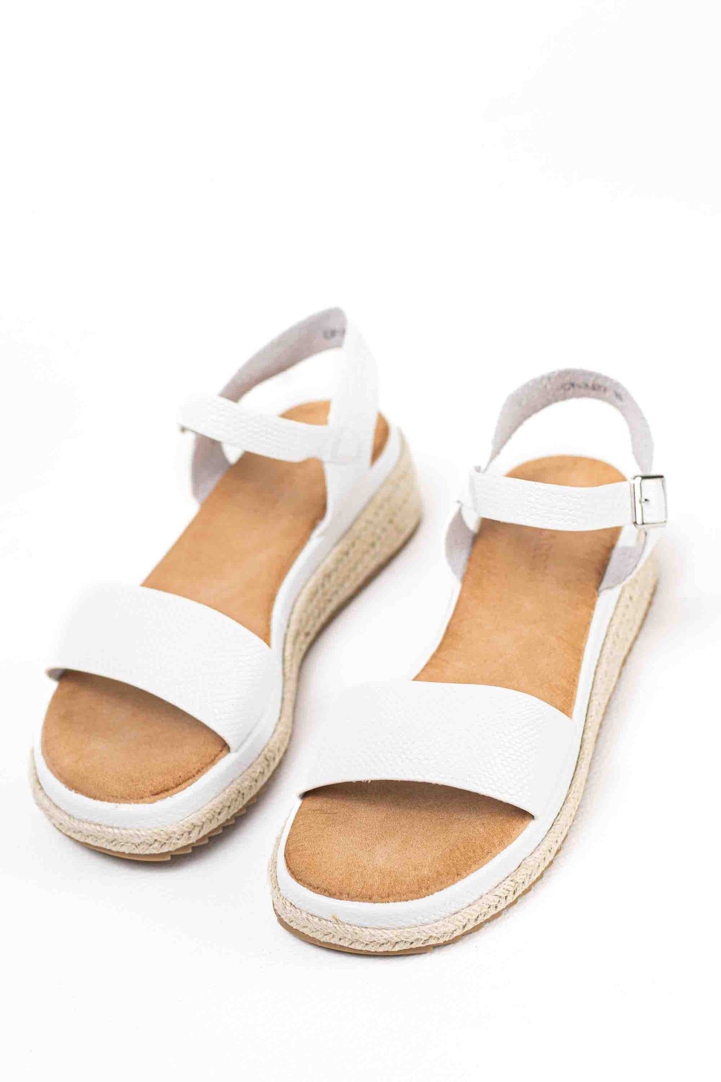 Sandalias doradas mujer de esparto diseño con doble tira