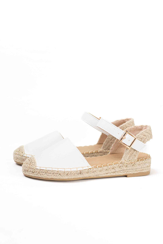 alpargatas doradas mujer con cierre de hebilla color Beige talla 36