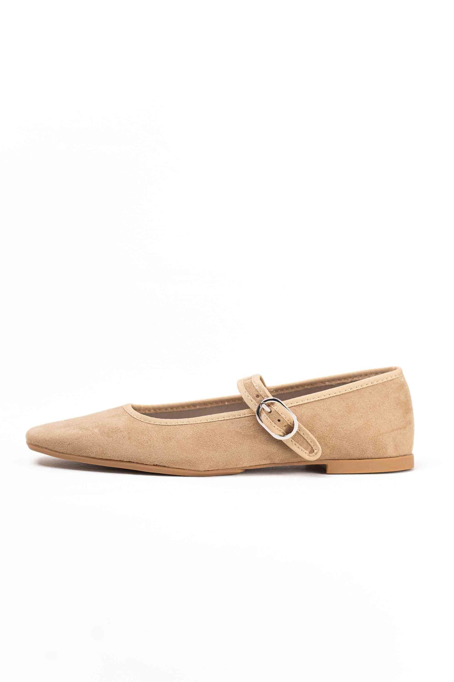 Mercedita de Terciopelo Marrón con Correa y Hebilla Corina