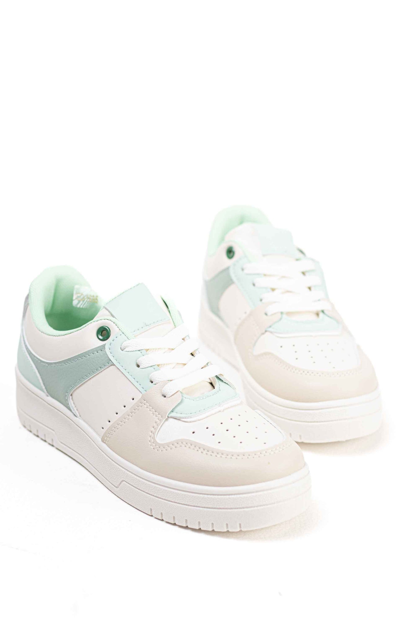 Zapatillas deportivas con plataforma mujer con cordones