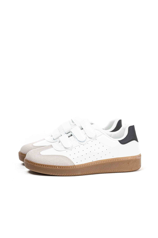 Zapatilla plataforma mujer con velcro