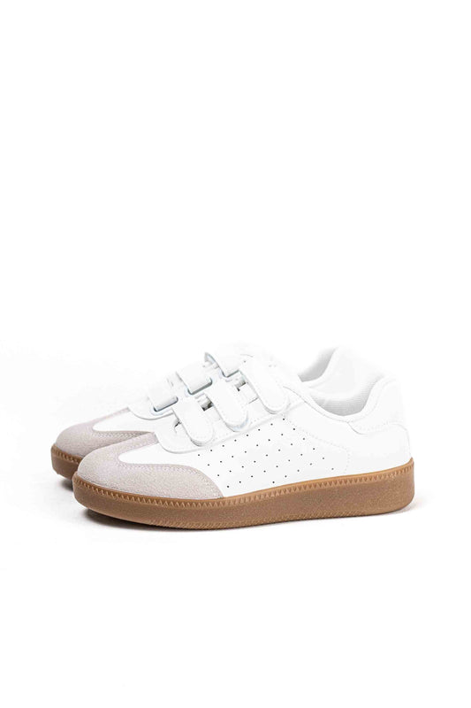 Zapatilla plataforma mujer con velcro