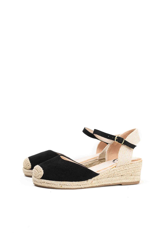 alpargatas doradas cunas bajas de esparto con plataforma mujer con plantilla acolchada color Beige talla 36