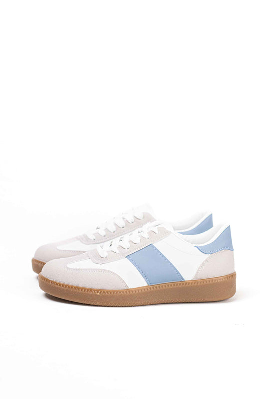 Zapatillas retro mujer con plataforma con cordones