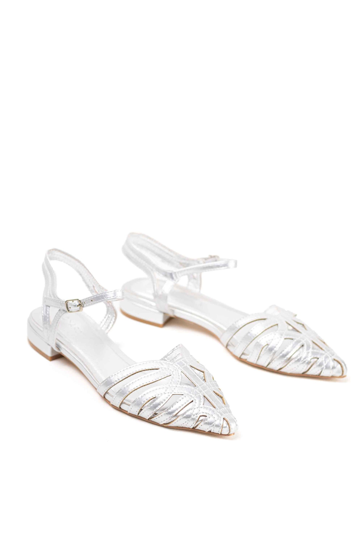 Sandalias doradas mujer tacón bajo trenzadas con plantilla acolchada