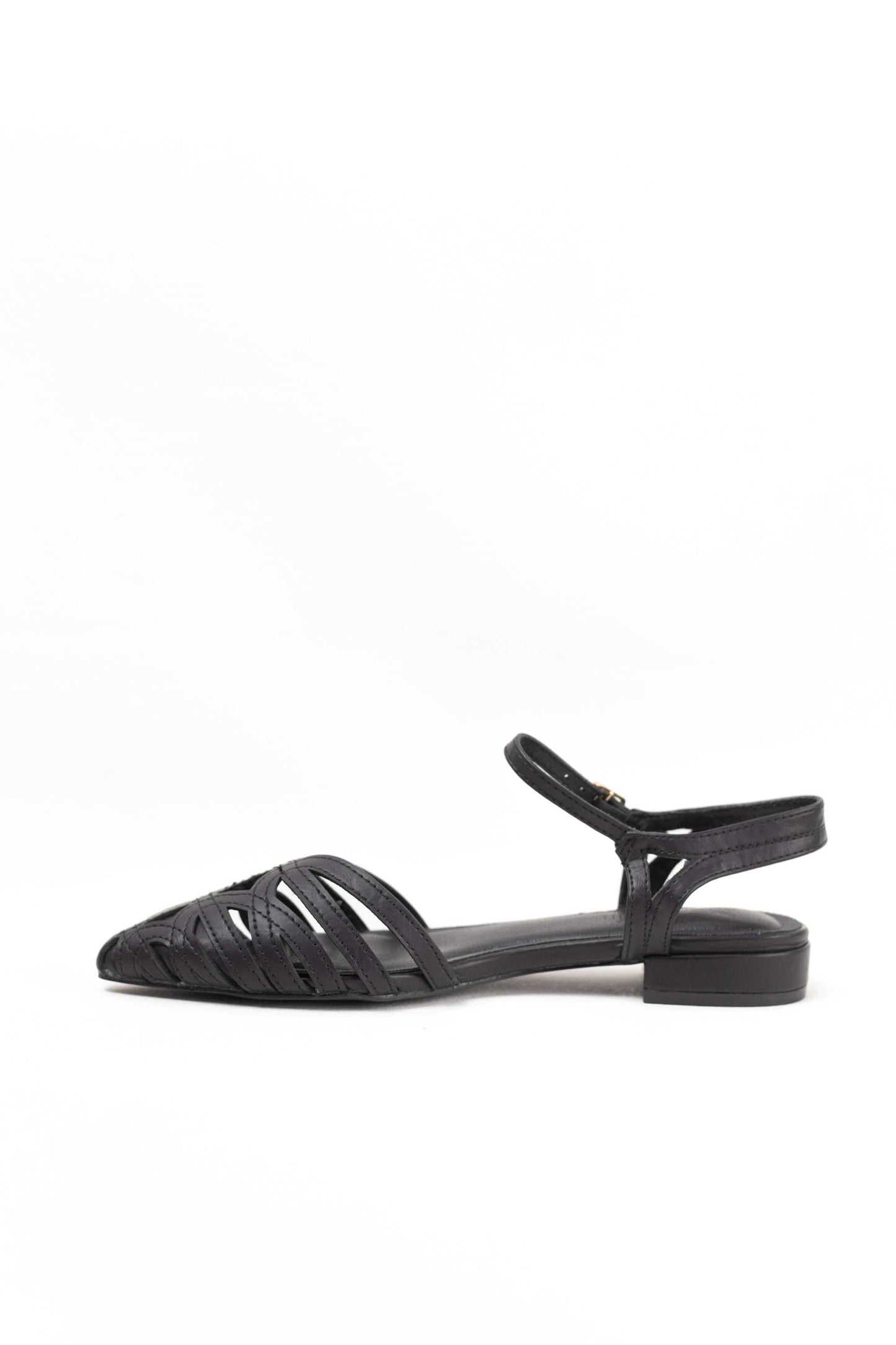 Sandalias doradas mujer tacón bajo trenzadas con plantilla acolchada