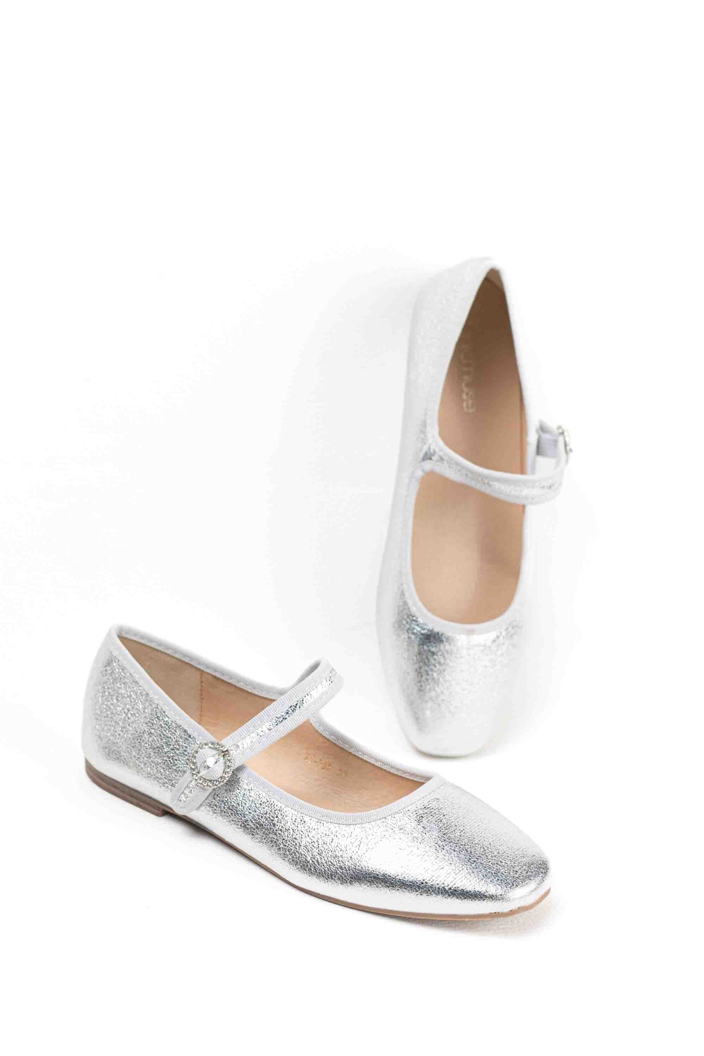 Merceditas Mary Jane para mujer efecto satinado