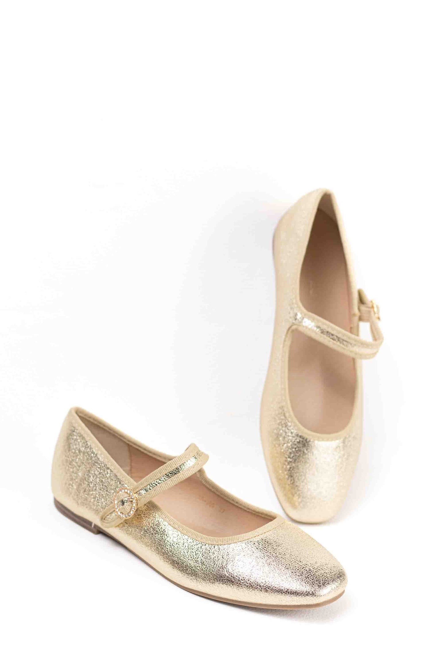 Merceditas Mary Jane para mujer efecto satinado