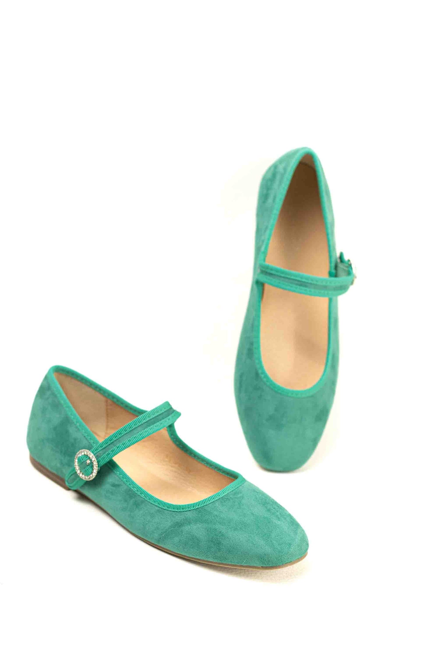 Merceditas Mary Jane para mujer efecto satinado